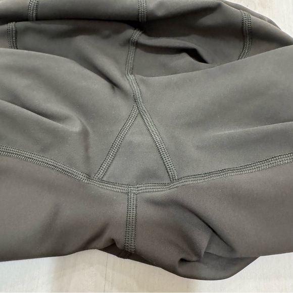 Lululemon Pace Rival Crop *22" Dark Olive Leggings Women's 4 Workout athletic - Picture 12 of 16